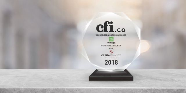 FBS recebe o prêmio Melhor Corretora Forex Ásia 2018 da CFI