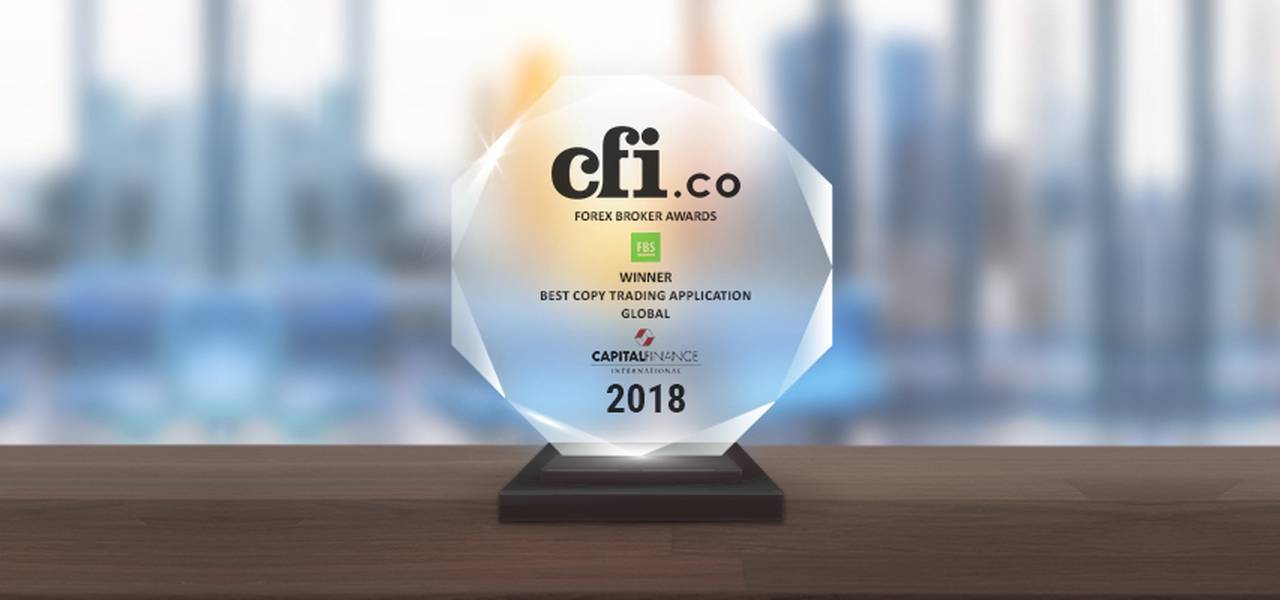 FBS recebe o prêmio Best Copy Trading Application Global-2018