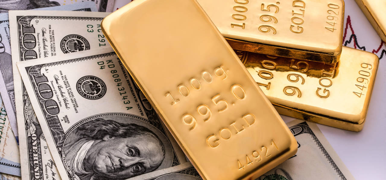 Touros do ouro tentam uma fuga alem de U$ 1486 sem sucesso 