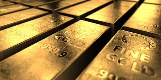 Dados mais forte, e títulos mais alto pesam sobre o ouro